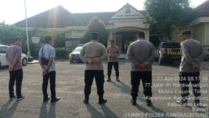 Intens Kapolsek Rangkasbitung Polres Lebak Pimpin Apel Pagi