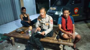 Personil Polsek Kresek tetap semangat menjaga wilayahnya dari Gangguan Kamtibmas di Malam Hari