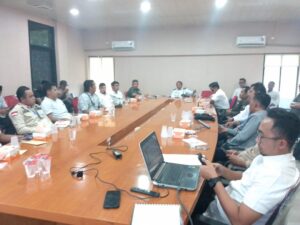 Kanit Reskrim Polsek Balaraja hadiri Rapat Terkait penanganan Permasalahan Sampah, di wilayah Kecamatan Balaraja