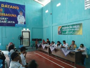 Polres Karawang, Bhabinkamtibmas Hadiri Rapat Musrenbang Desa Pinayungan