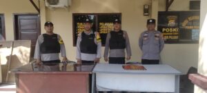 Pengamanan Markas !!! Polsek Puloampel