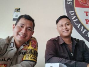 Bripka Dolfi Suhandi Laksanakan Sambang Ke Masyarakat Dalam Rangka Patroli Rutin