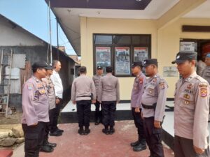 Serah Terima Piket Anggota Polsek Muncang Polres Lebak