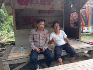 kanit binmas Polsek muncang Berikan pesan pesan kamtibmas