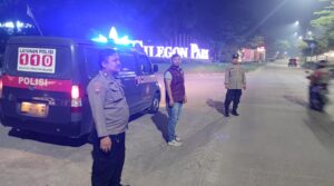 Giat Cegah kriminalitas Malam hari!!! Polsek Cibeber Polres Cilegon Polda Banten lakukan BLUE PATROL malam hari