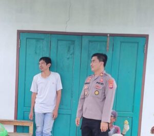 Kapolsek Rangkasbitung Polres Lebak Sambangi Warga Sampaikan Pesan Kamtibmas