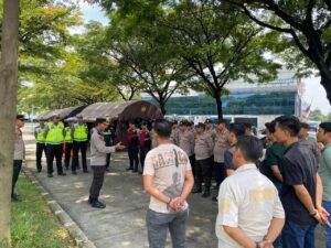 Personel Satreskrim Polres Serang Dikerahkan Pengamanan di Kawasan Industri Modern Cikande