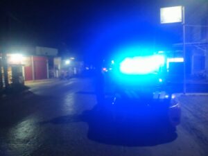 Anggota Polsek Rangkasbitung Polres Lebak Patroli Dialogis Di Jalan Maulana Hasanudin Antisipasi Gangguan Kamtibmas
