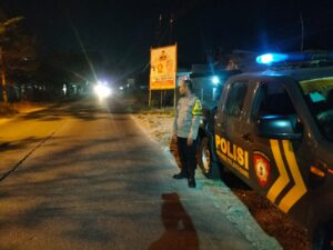 Gencarkan Patroli PREKAT di wilayah Perbatasan, Polsek Telagasari Pastikan Masyarakat tetap Aman