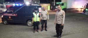 Personil Polsek Ciwandan Polres Cilegon Rutin Patroli Malam Sepanjang Jalan