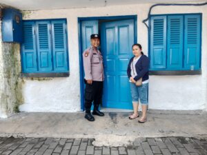 Anggota Polsek Rangkasbitung Polres Lebak Sampaikan Pesan Kamtibmas Ke Jemaat Gereja Bethel