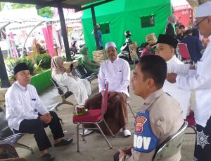 Personel Polsek Kresek aktiv kunjungi Tokoh Agama dalam rangka giat rukun Ulama Umaro