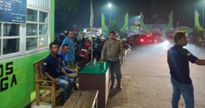 Patroli KRYD Malam Personel Polsek Lemahabang Di Situs Budaya Makam Syekh Quro