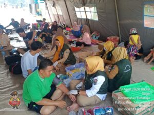 Kanit Binmas Polsek Balaraja Update Banjir / genangan air di Perum Grand Harmoni2 Balaraja