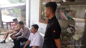 Bhabinkamtibmas Polsek Rangkasbitung Polres Lebak Temui Kades Kalanganyar