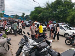 Bhabinkamtibmas Polsek Pulomerak Polres Cilegon lakukan patroli dan jaga kamtibmas