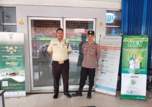 Anggota Polsek Rangkasbitung Polres Lebak Patroli Dialogis Ke Tempat Pelayanan Umum Di FIF Rangkasbitung