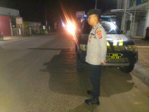 Rutin Anggota Polsek Rangkasbitung Polres Lebak Patroli Mobile Ke Jalan Maulana Hasanudin