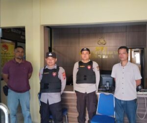Antispasi GKTM dari Luar,Personil Melaksanakan Sispam Mako