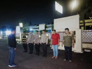 Polres Karawang, Polsek Karawang Kota Rutin Laksanakan Apel Malam KRYD