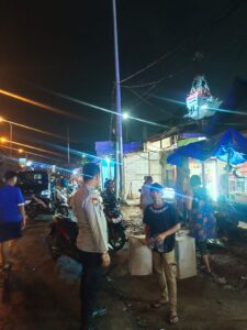 Polsek Pulomerak laksanakan operasi Blue Light di wilkum Pulomerak guna Cegah Aksi Kriminalitas !!!
