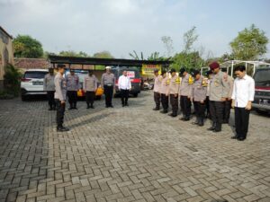 Wakapolsek Ciwandan Polres Cilegon Pimpin Apel Pagi
