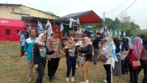 Kapolsek Rangkasbitung Polres Lebak Hampiri Relawan Salam Setes Darah