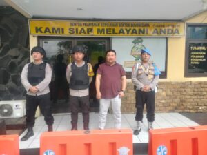 kesiapsiagaan Anggota Jaga Polsek Bojonegara Polres Cilegon Polda Banten Melaksanakan Pengaman internal Mako dengan Melaksanakan sispam Mako
