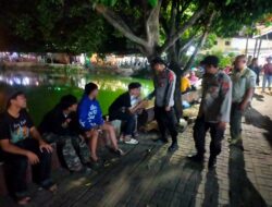 Kapolsek Rangkasbitung Polres Lebak Sampaikan Pesan Kamtibmas Kepada Remaja di Balong Ranca Lentah