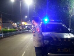 Cegah C3, Anggota Polsek Rangkasbitung Polres Lebak Patroli Rutin Di Jalan Multatuli