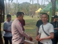 Bhabinkamtibmas Polsek Cinangka Polres Cilegon Sowan Sesepuh Jalin Silaturahmi Demi Kamtibmas