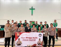 Minggu Kasih, Polda Banten Kunjungi Gereja Kristen Pasundan Rangkasbitung