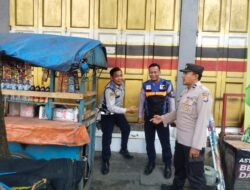 Bhabinkamtibmas Polsek Rangkasbitung Polres Lebak Sambangi Petugas Dishub Lebak