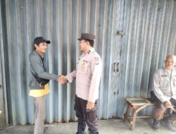 Anggota Polsek Rangkasbitung Polres Lebak Temui Warga Kelurahan MC Barat