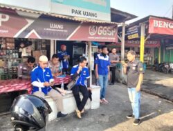 Kapolsek Klari Pimpin Pengamanan Humanis Keberangkatan Serikat Buruh Ke kantor Kementerian Kesehatan Republik Indonesia