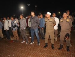 Anggota Sat Reskrim dan Personel Polresta Tangerang Ikuti Apel Konsolidasi Pasca Pengamanan Tangerang Bersholawat