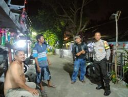 Bhabinkamtibmas Polsek Ciwandan Polres Cilegon Antisipasi Potensi Gangguan Kamtibmas Saat Sambang Malam