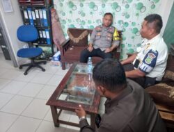 Bhabinkamtibmas Polsek Ciwandan Polres Cilegon Silaturahmi Kepada Security Dalam Harkamtibmas