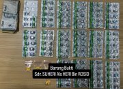 Sat Resnarkoba Polres Metro Tangerang Kota Ungkap Kasus Peredaran Obat Terlarang Tanpa Izin Edar