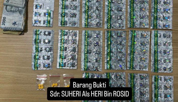 Sat Resnarkoba Polres Metro Tangerang Kota Ungkap Kasus Peredaran Obat Terlarang Tanpa Izin Edar