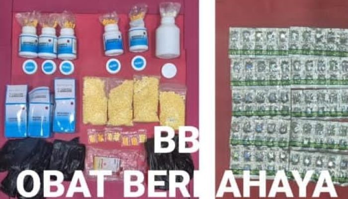 Sat Resnarkoba Polresta Banyumas Gagalkan Peredaran 10.248 Butir Obat Keras Tanpa Izin