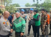 Kapolres Serang AKBP Condro Sasongko menggelar kegiatan kegiatan bakti sosial program Ngariung Iman Ngariung Aman di Mapolres Serang