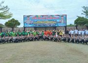 Kapolres Serang AKBP Condro Sasongko memimpin Apel Akbar Kebangsaan yang digelar di halaman Mapolres Serang