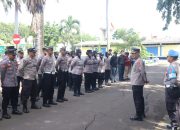 Polres Cilegon Amankan Aksi Damai Warga Kebonsari Terkait Tuntutan kepada PT Krakatau Tirta Industri