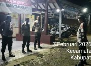 Kapolsek Sobang Polres Lebak, Pimpin Apel Kegiatan Rutin Malam Minggu KRYD dan Pimpin Pelaksanaan Giat KRYD