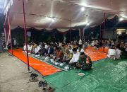 Bhabinkamtibmas Polsek Ciwandan Tunjukan Momen Guyub TNI-Polri Dengan Babinsa Dalam Acara Masyarakat.