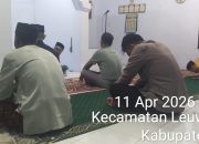 Makmurkan Masjid Kanit Samapta dan Anggota Polsek Leuwidamar Polres Lebak Melaksanakan Kegiatan Shalat Subuh Keliling