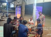 Antisipasi Gangguan Kamtibmas Anggota Polsek Maja Polres Lebak Laksanakan Patroli Dialogis Malam Hari Bersama Warga