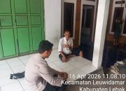 Ka Spk 2 Polsek Leuwidamar Polres Lebak Laksanakan Giat Sambang Desa
