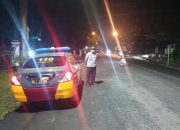 Anggota Polsek Rangkasbitung Polres Lebak Patroli Obvit Ke Perkantoran di Jalan Siliwangi Rangkasbitung Antisipasi Gangguan Kamtibmas